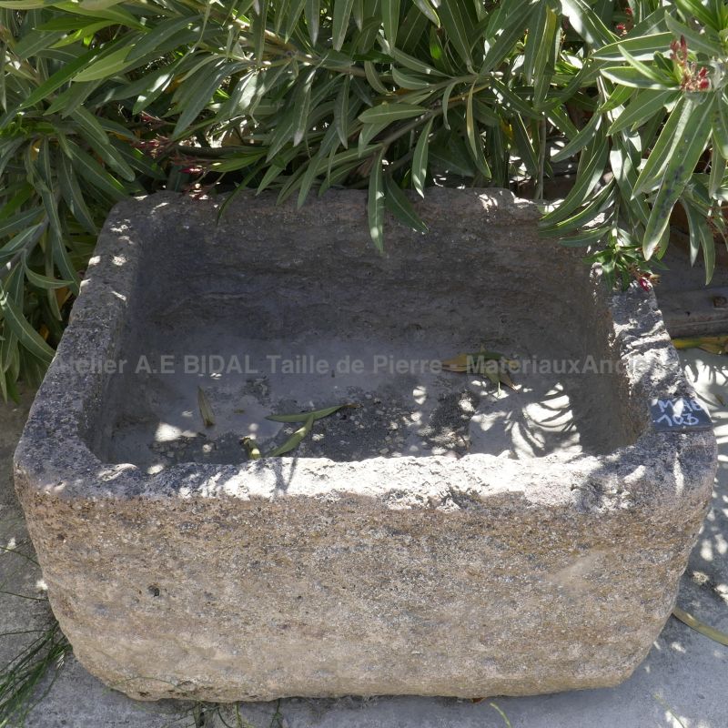 Bac Ancien En Pierre Bac Rectangulaire Pour La D Coration Du Jardin