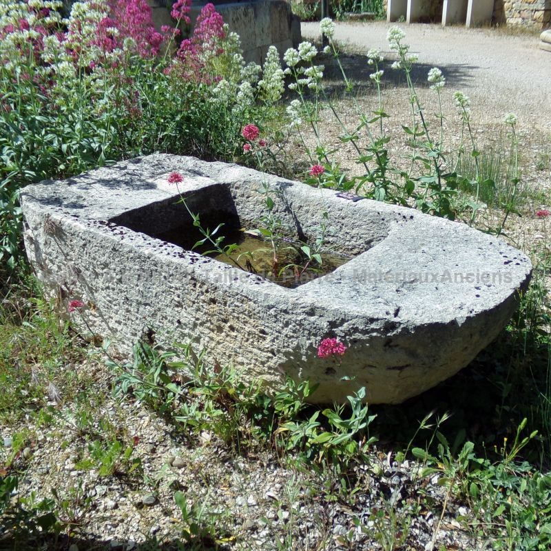 Large antique stone trough by Atelier Alain Bidal, Antique Materials in Provence