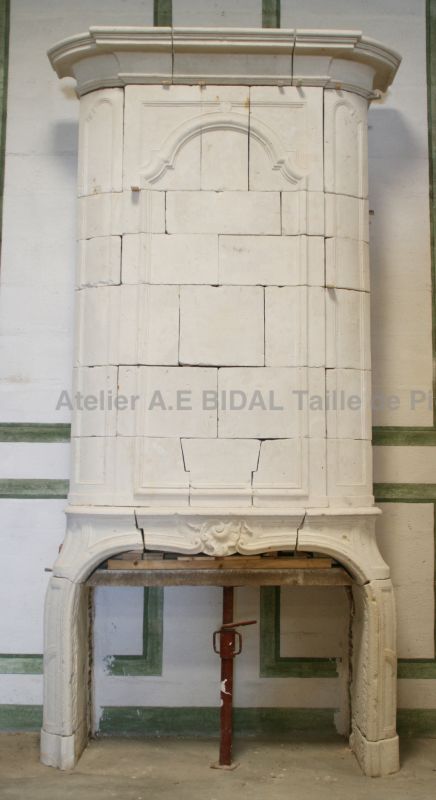 Cheminée ancienne Louis XV avec trumeau ** VENDUE