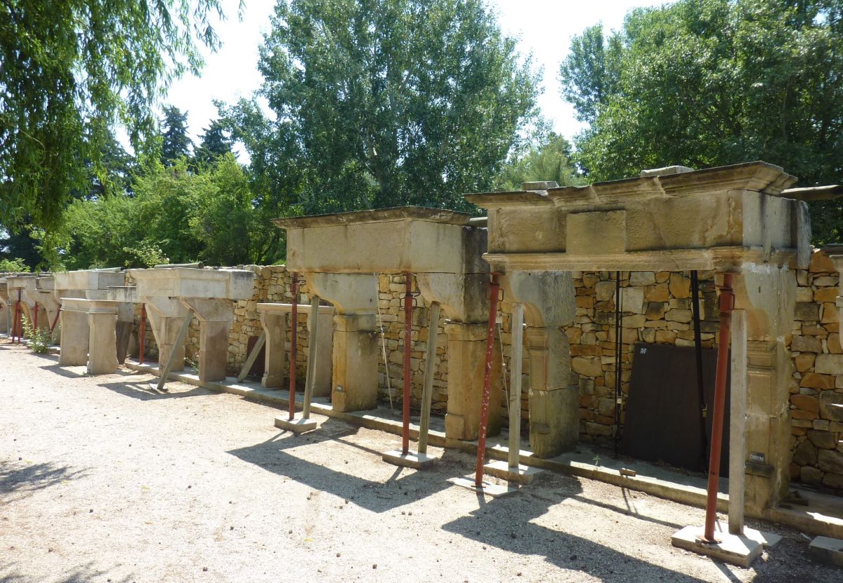 Antique stone fireplaces and mantels