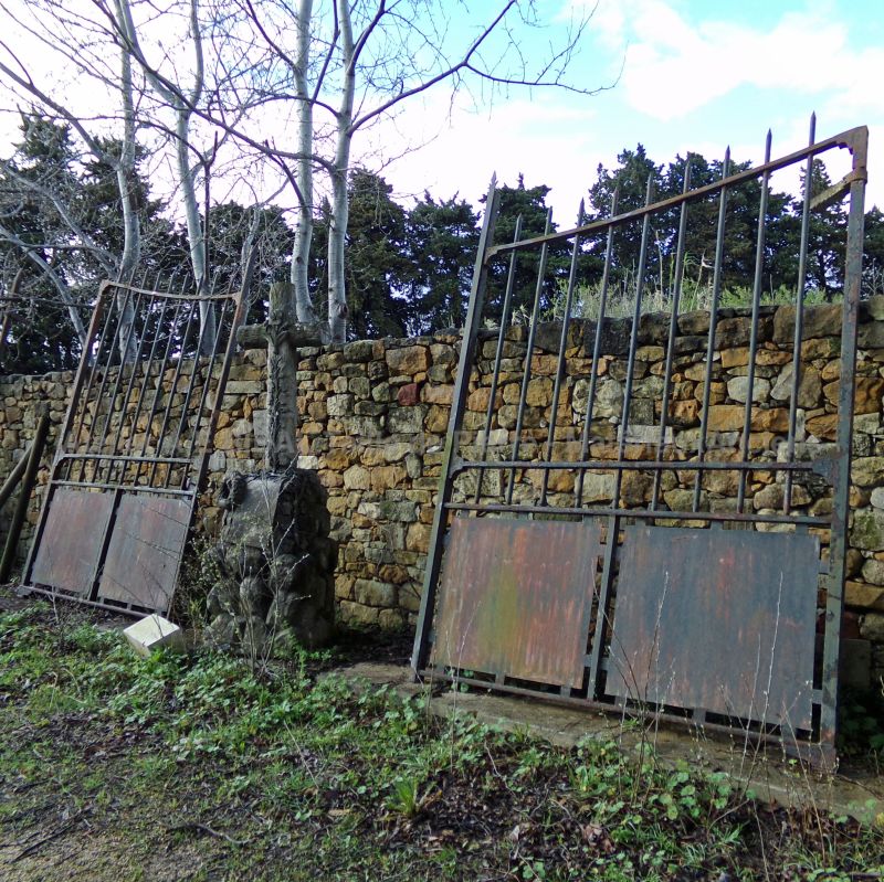 Portail de 4 mètres pour piliers en pierre  - Atelier Alain BIDAL (Provence)