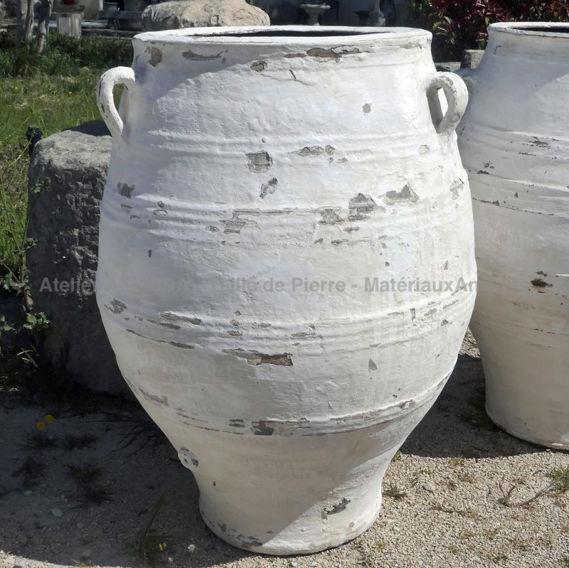 Ancienne jarre en terre cuite grecque par Les Matériaux Anciens en Provence Alain BIDAL