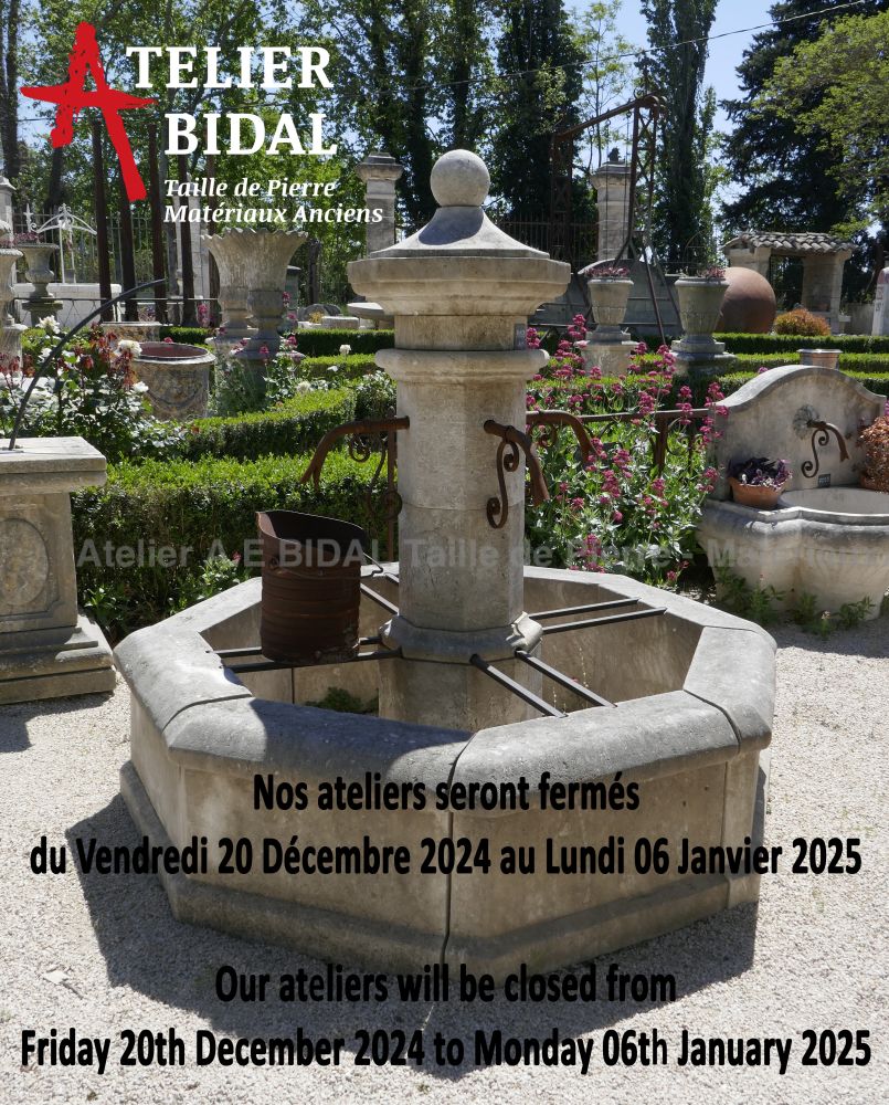 Les Matériaux Anciens Alain Bidal ǀ Dates de fermeture de fin d'année 2024