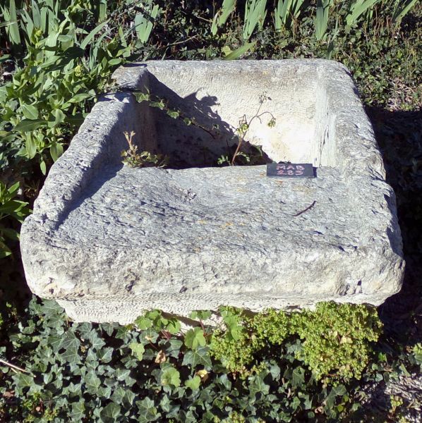 Old wash house : an ancient stone trough that could now be used as planter or outdoor water point