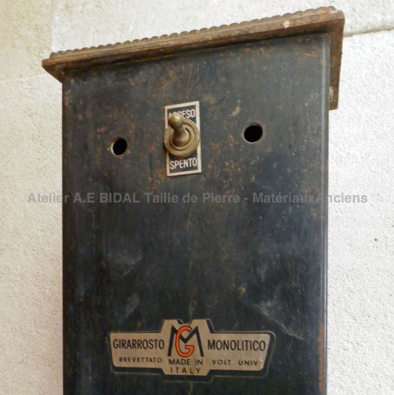 Tournebroche mécanique ancien