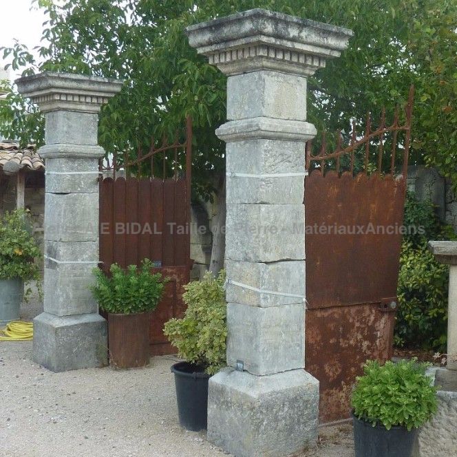 Beautiful old wrought iron gate - old pillar (x2) sold separately.