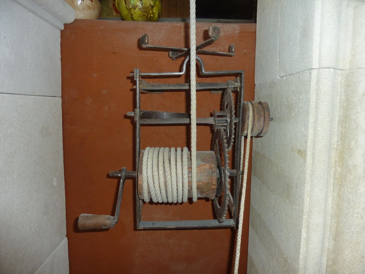 Antique rotisserie mechanisms