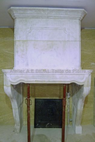 Cheminée ancienne à trumeau Louis XV ** VENDUE